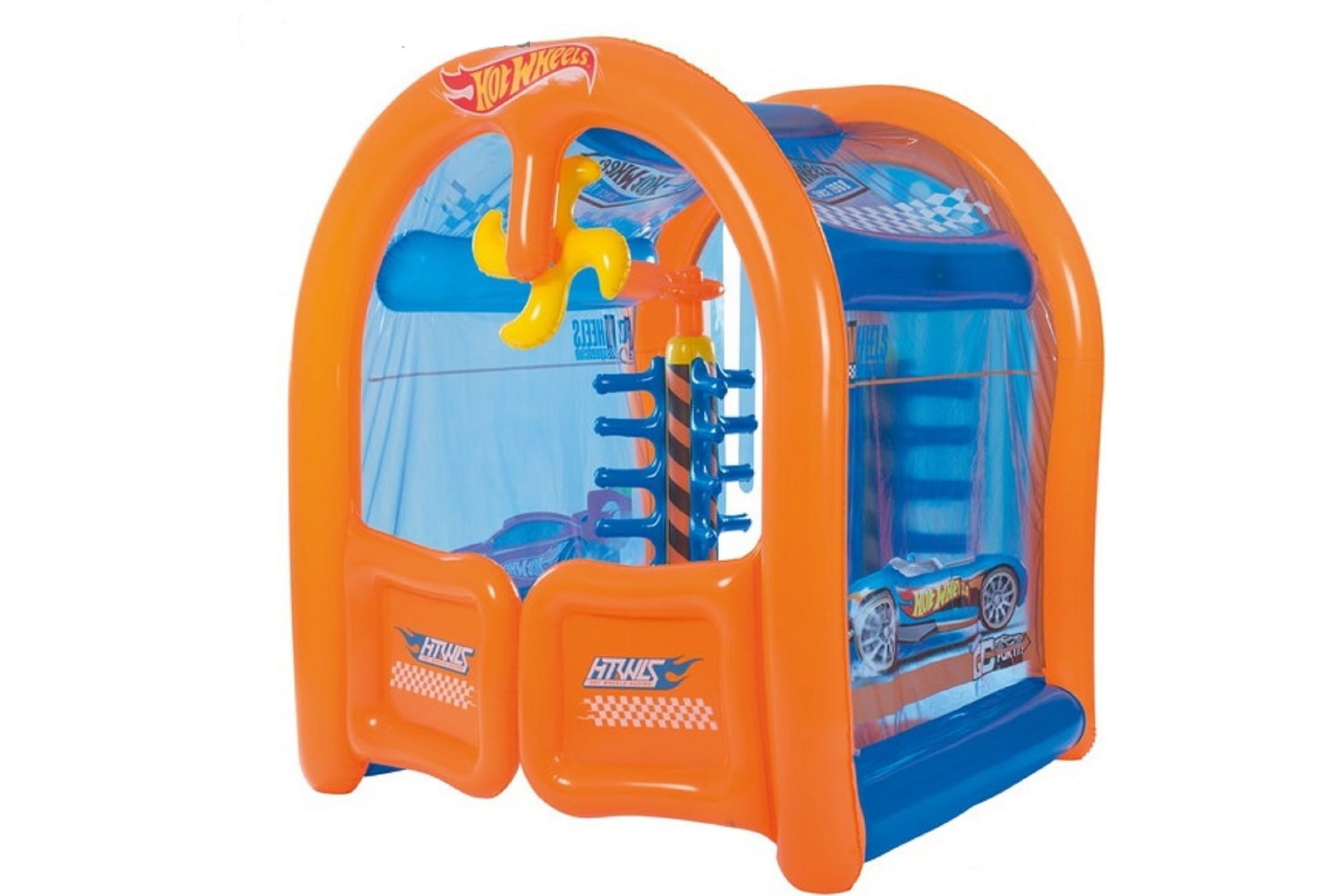 Игровой центр Автомойка с брызгалкой Горячие Колеса (Hot Wheels), 150*130*150см, 93406 Бествэй( Bestway) 003761